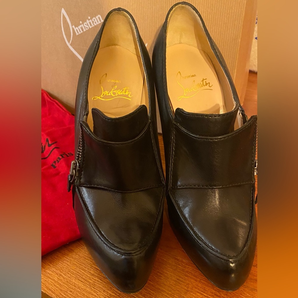 Christian Louboutin heels Décolleté Nappa Black Size 37 like new